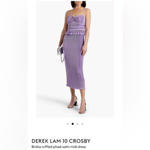 Derek Lam 10 Crosby Brisha Pleated Midi Dress